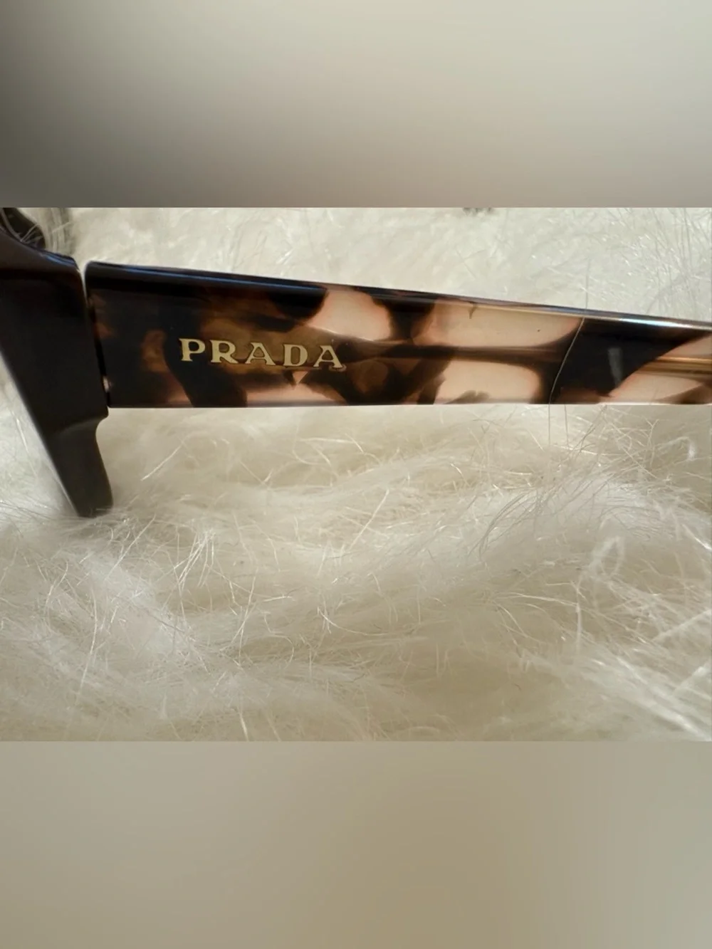 Prada Brown Rectangular Women's Glasses - Picture 3 of 9